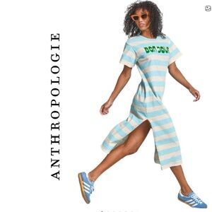 Sundry Striped Bonjour Cotton Dress XL